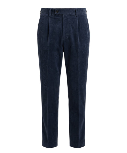 Pantaloni Uomo Michael Coal a Coste con Pieghe