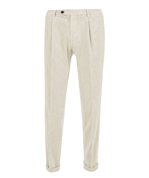 Pantaloni Uomo Michael Coal a Coste con Pieghe