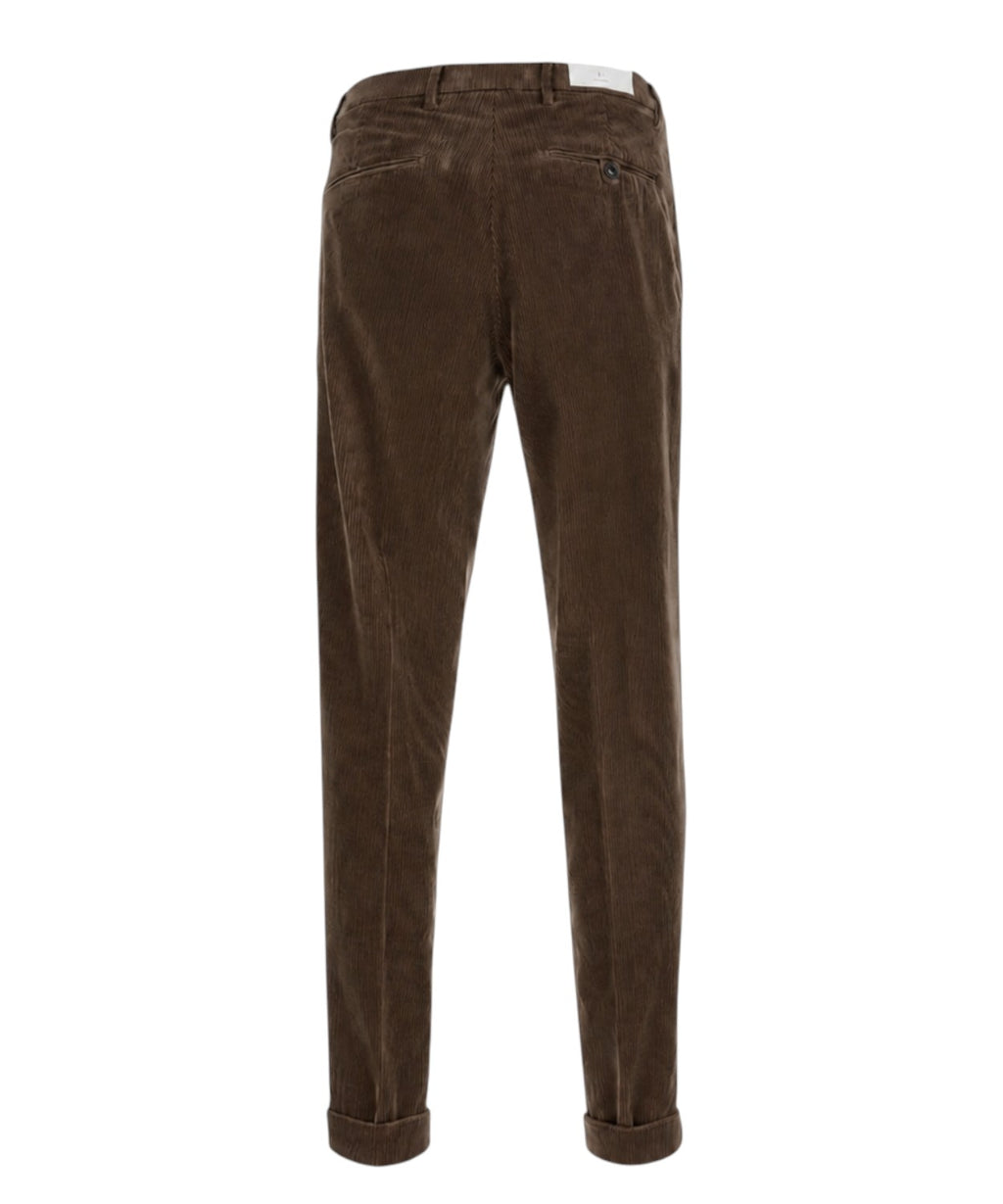 Herren-Hosen Michael Coal aus Cord mit Bundfalten