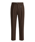 Pantaloni Uomo Michael Coal Wilson in Misto Lana