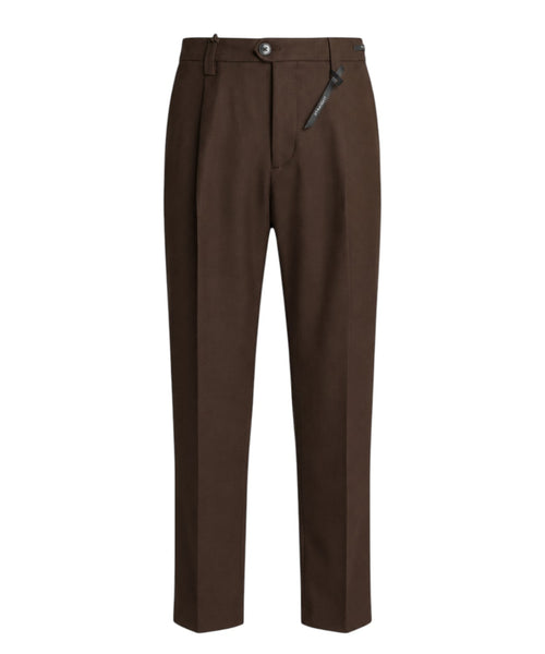 Pantaloni Uomo Michael Coal Wilson in Misto Lana