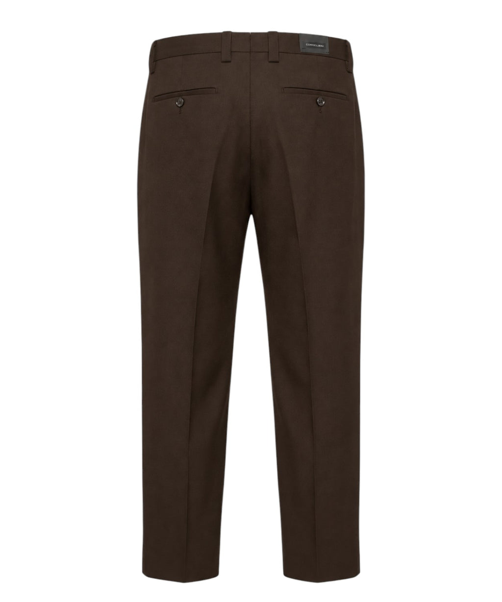 Pantaloni Uomo Michael Coal Wilson in Misto Lana
