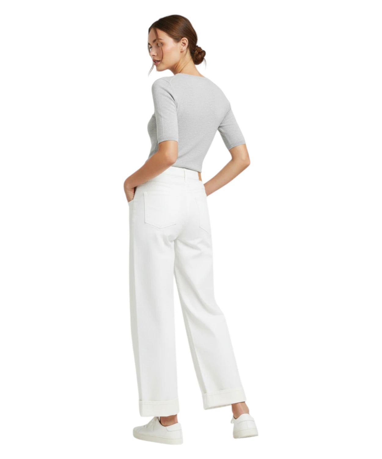 Jeans Donna Emporio Armani in Lyocell e Lino Eleganti