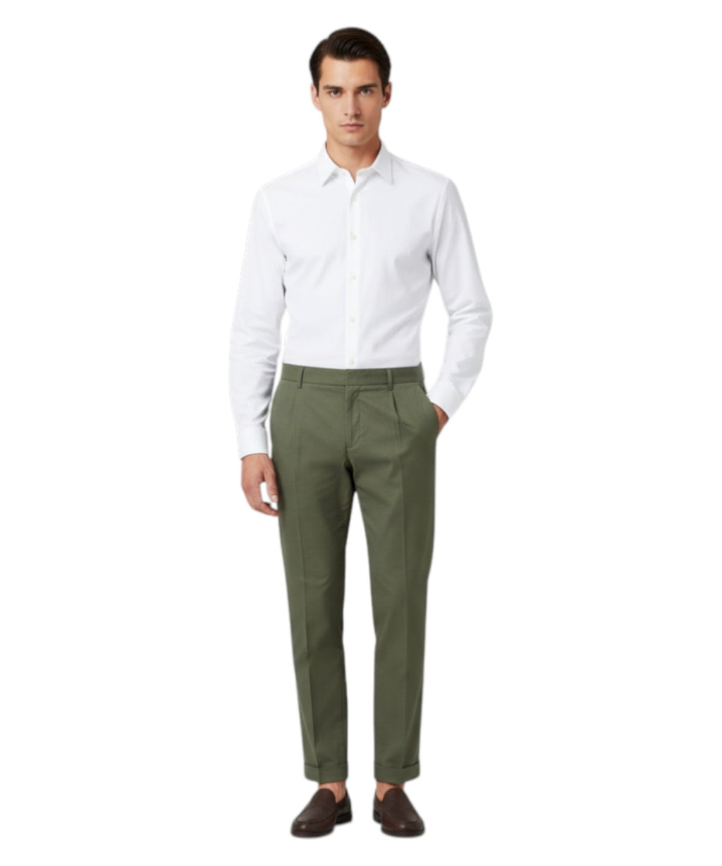 Men's elegant trousers Be Able Riccardo with pleats