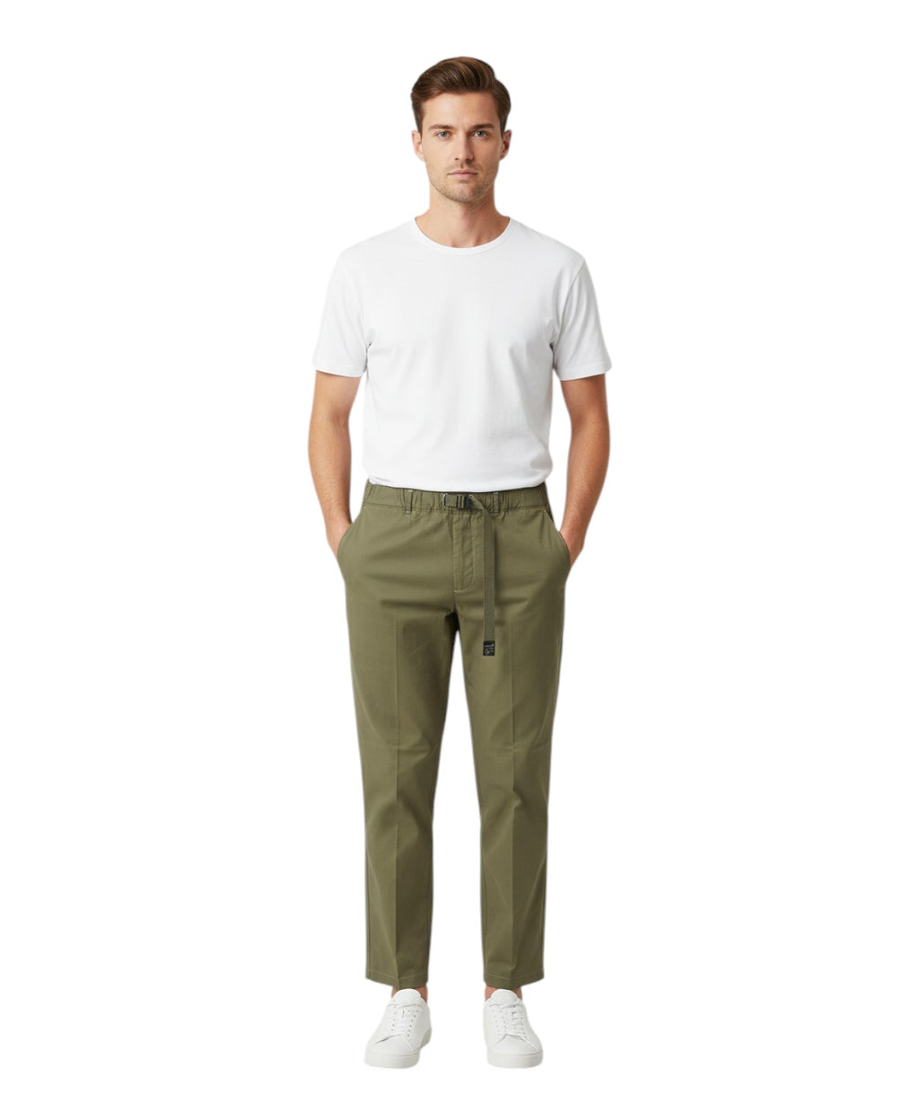 Pantaloni uomo stretch Whitesand con coulisse