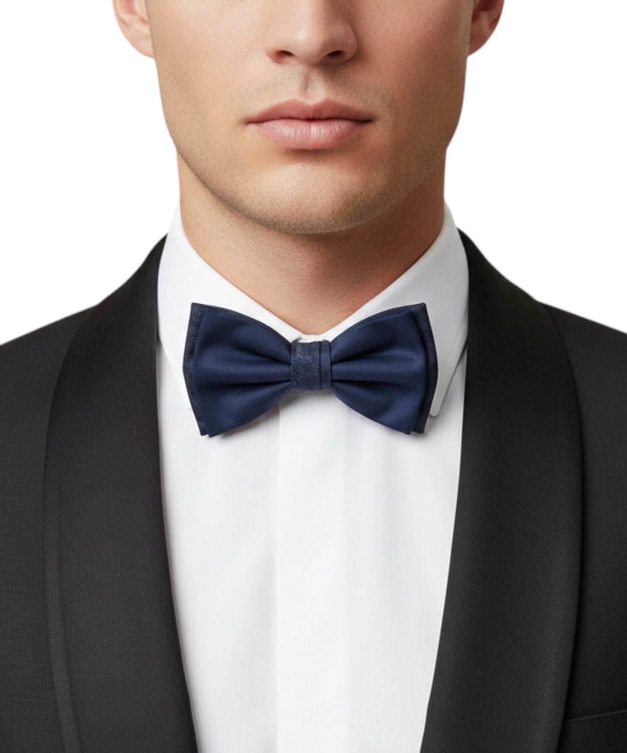 Papillon Uomo Cotone Jacquard Tono su Tono Elegante