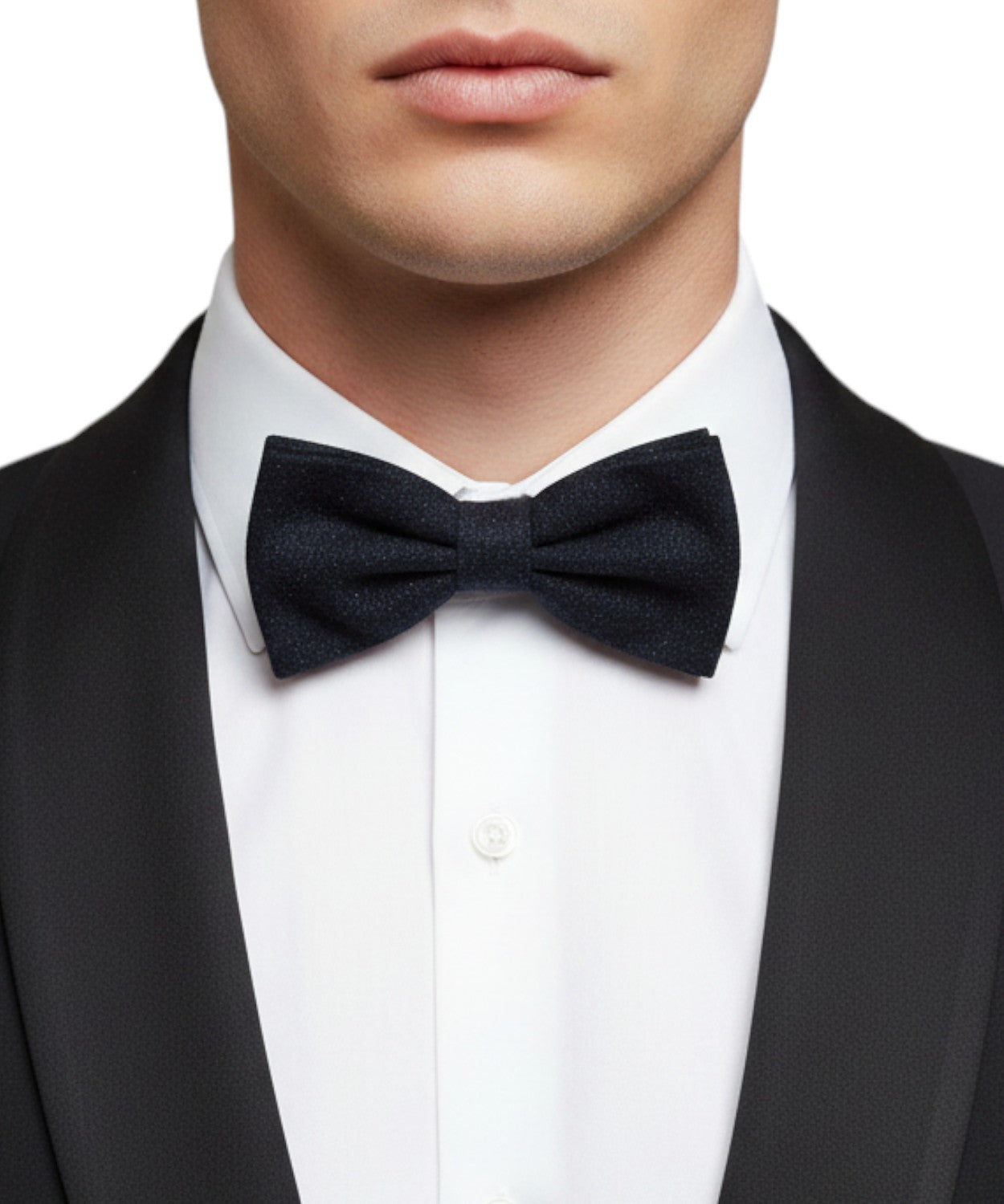 Papillon Uomo in Lana e Lurex per Occasioni Eleganti