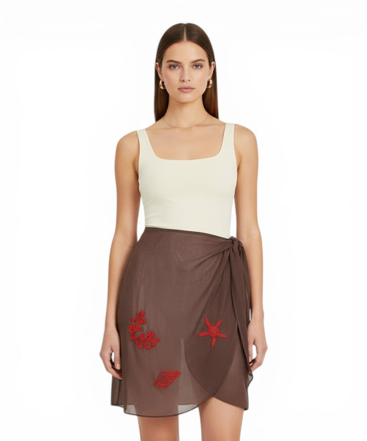 Pareo MC2 Saint Barth per look estivi con perline