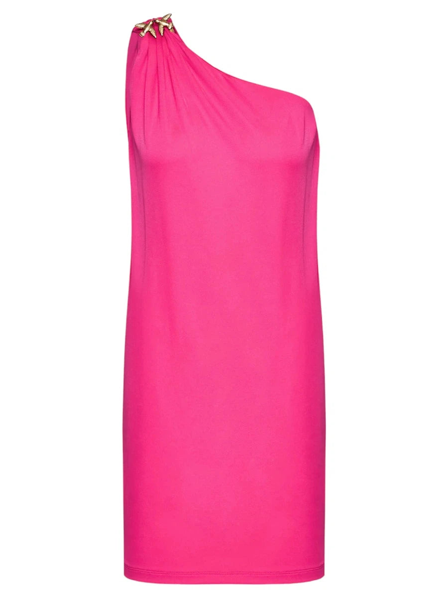 Abito Corto Monospalla in Jersey Crêpe Alagna-Abiti-Pinko-Vittorio Citro Boutique