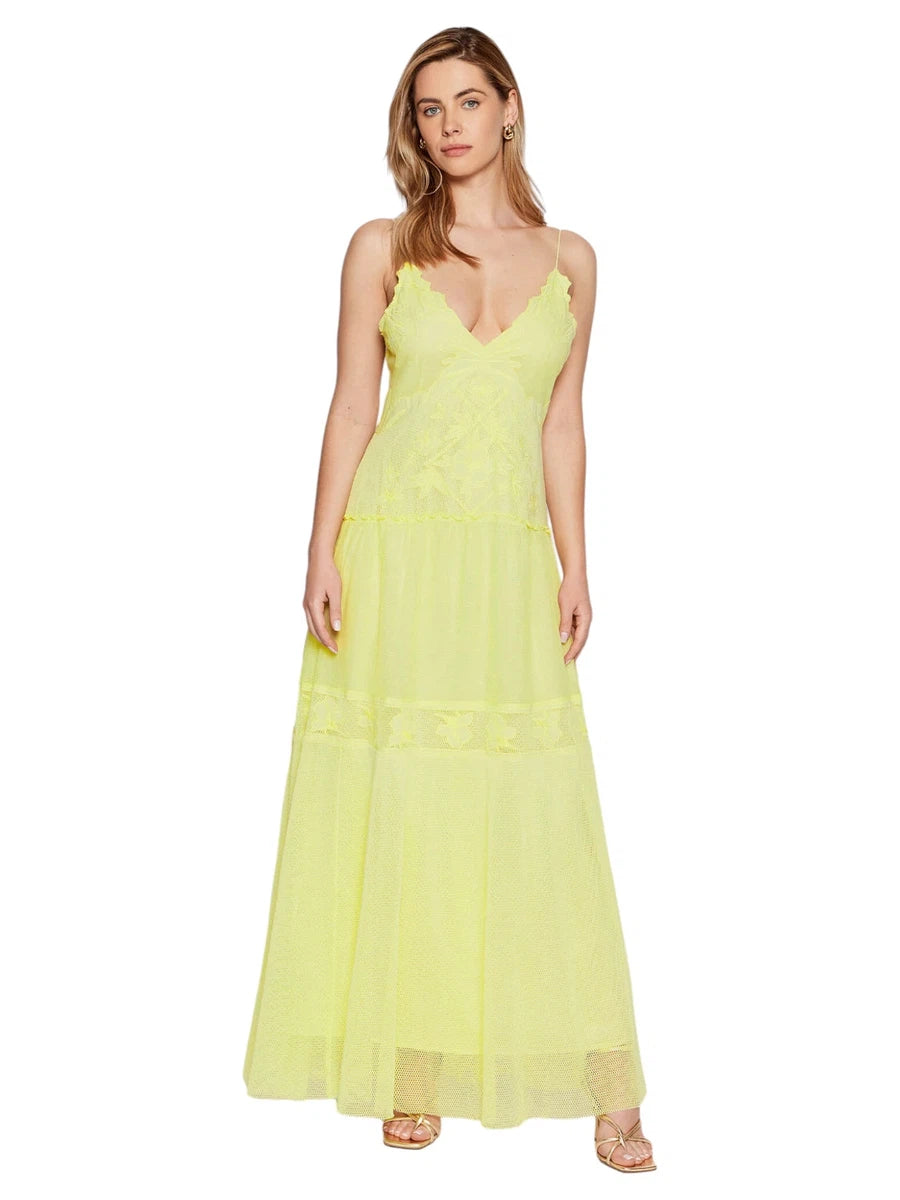 Abito Oristano Maxi Dettaglio Ricamato-Abiti-Pinko-Vittorio Citro Boutique