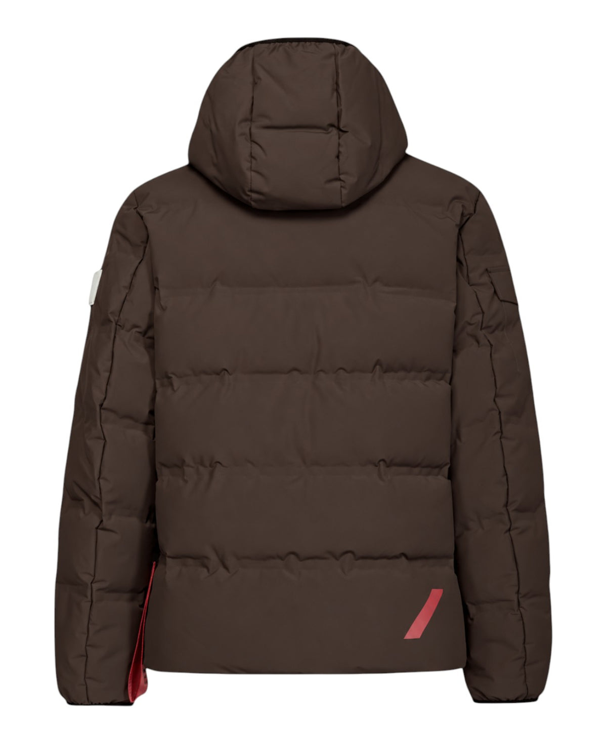 Heren donsjack After Label Pinzolo van mat stretchnylon