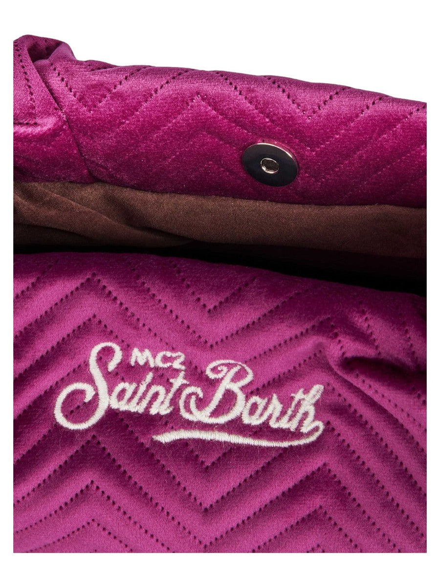 Pochette in velluto trapuntato-Mc2 Saint Barth-Pochette-Vittorio Citro Boutique