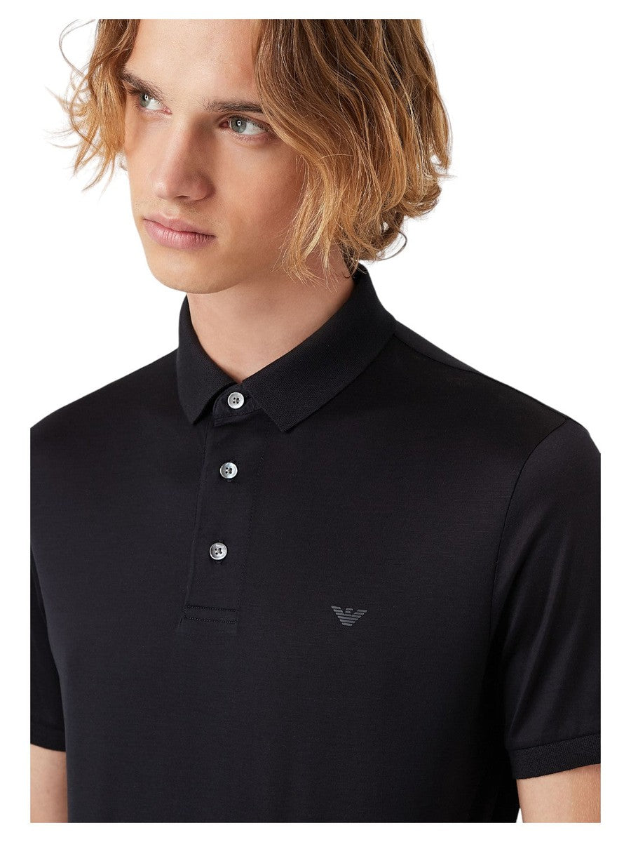 Polo in jersey misto lyocell ASV-Emporio Armani-Polo-Vittorio Citro Boutique