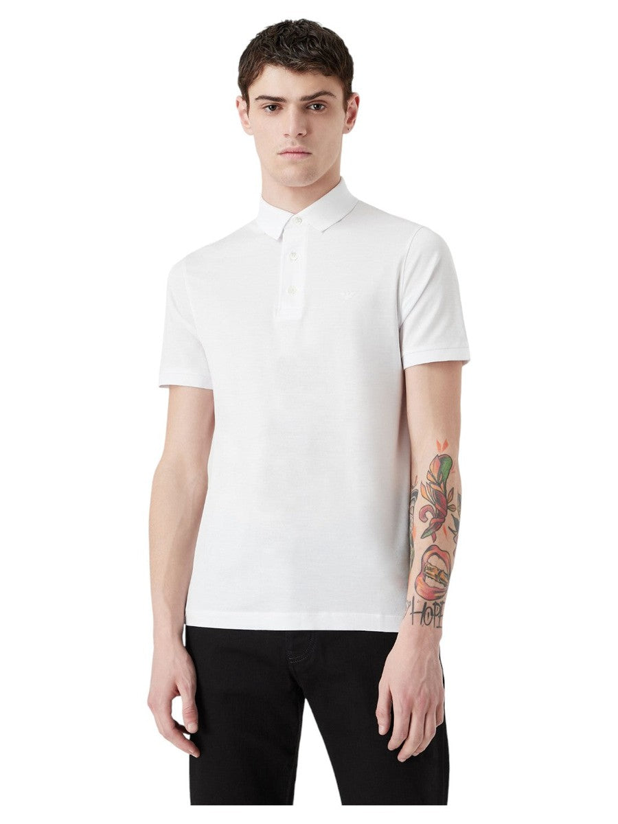 Polo in jersey misto lyocell ASV-Emporio Armani-Polo-Vittorio Citro Boutique