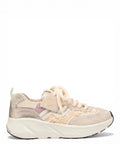 Dames sneaker Primabase Fuji in suède en pailletten
