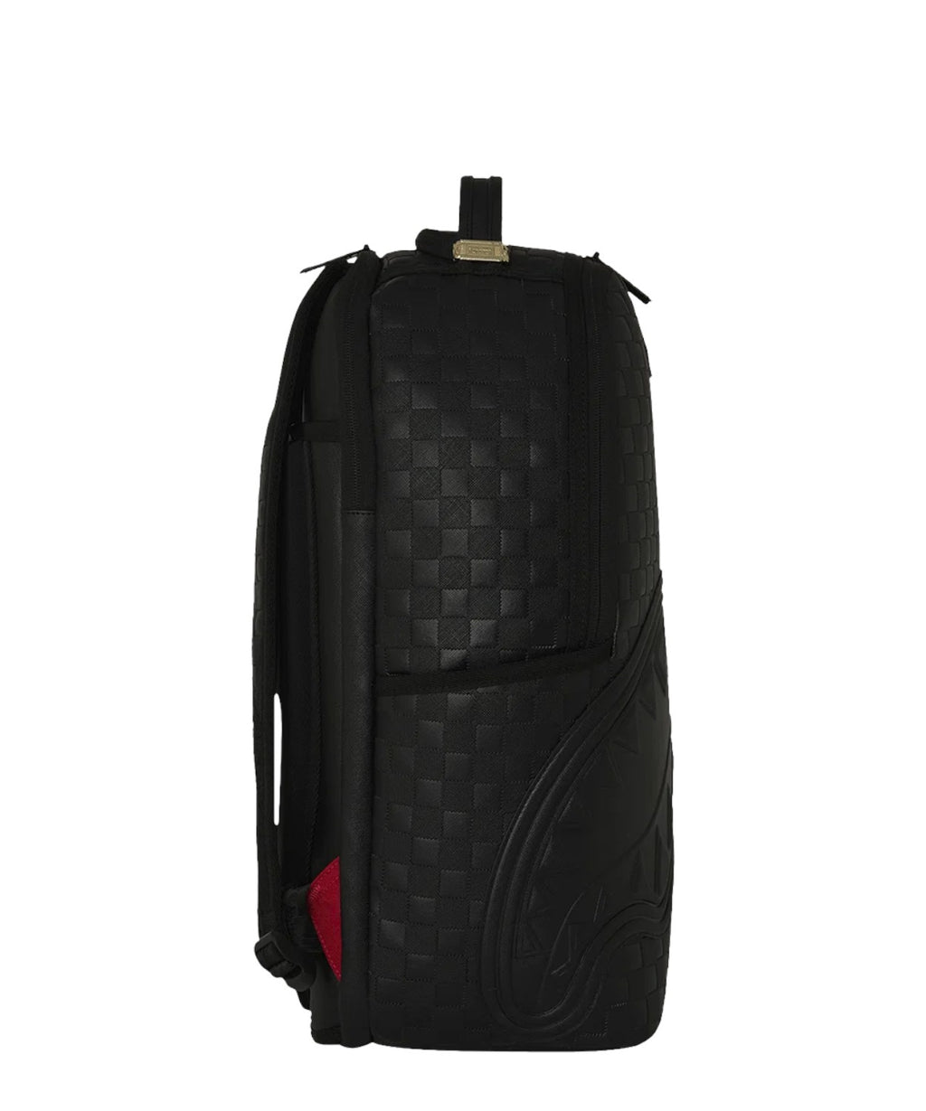 Sprayground Raised Check Backpack Zaino Nero a Scacchi