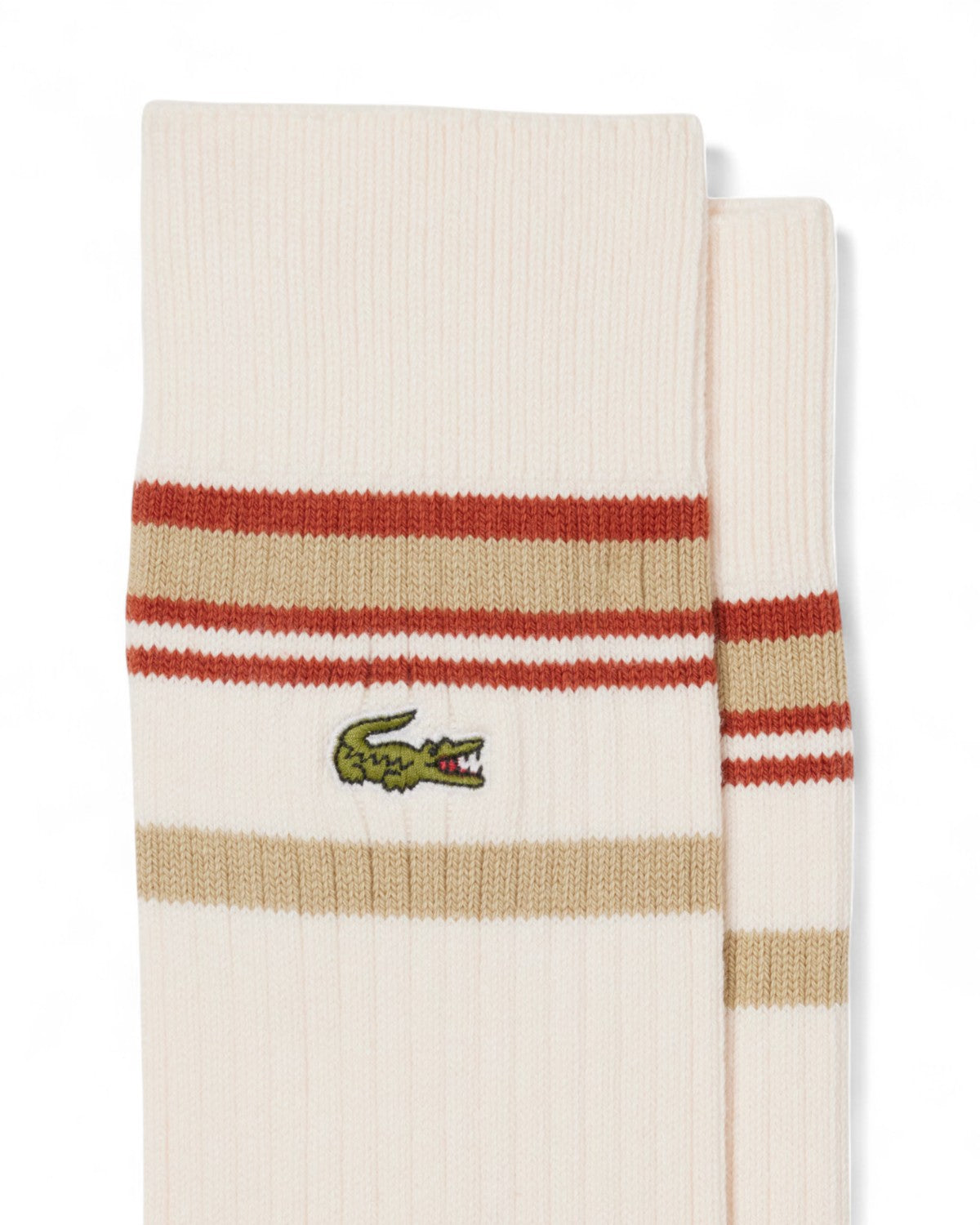 Confezione 2 paia di calzini a righe in cotone organico-LACOSTE-Calze e calzini-Vittorio Citro Boutique