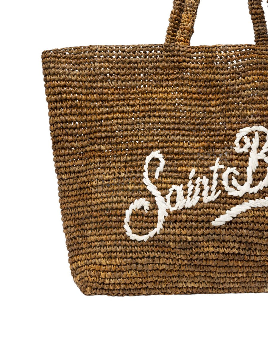 Tote Bag Shopper Da Spiaggia Natural Raffia Beach Bag With