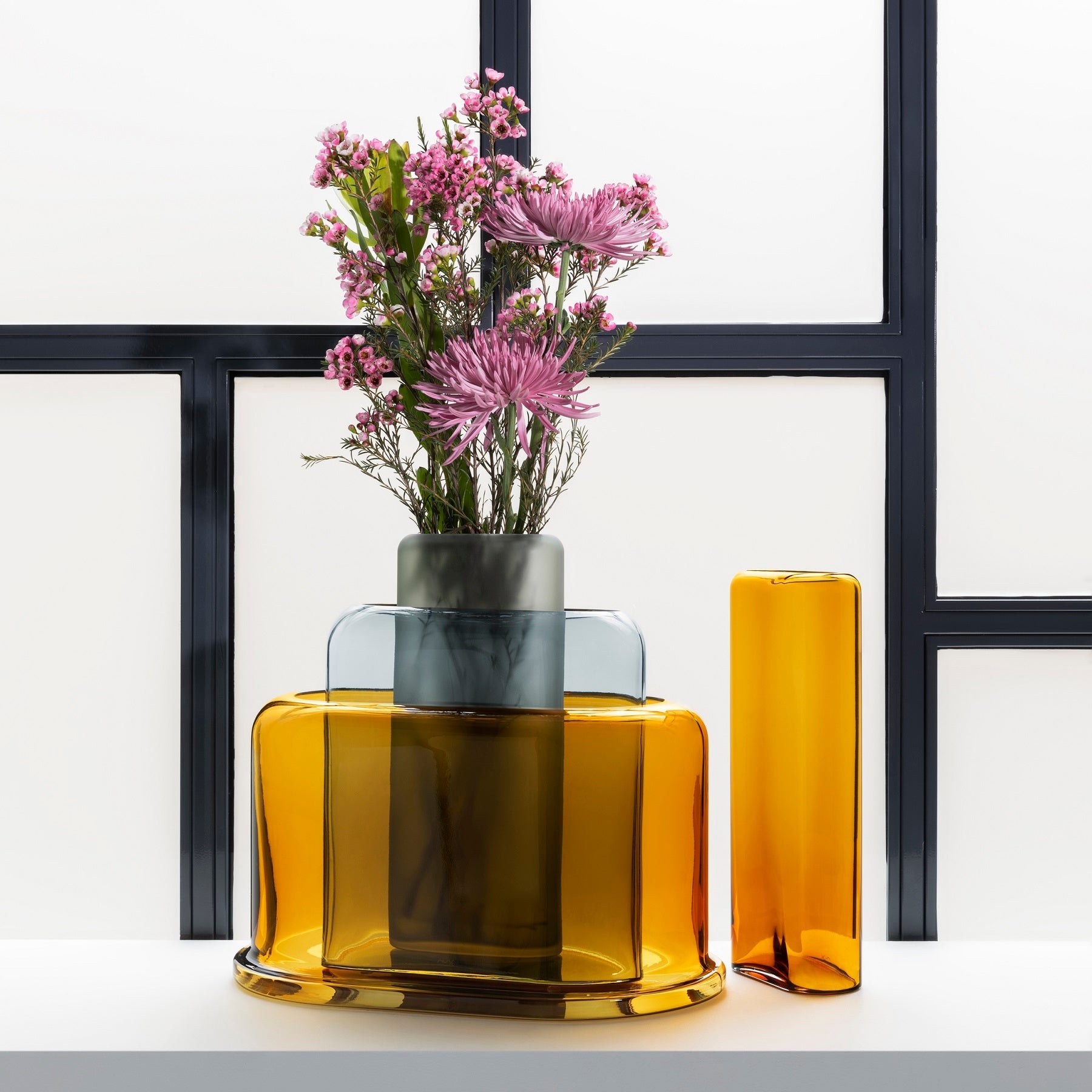 Layers Vase Wide-NUDE EU-Vasi-Vittorio Citro Boutique