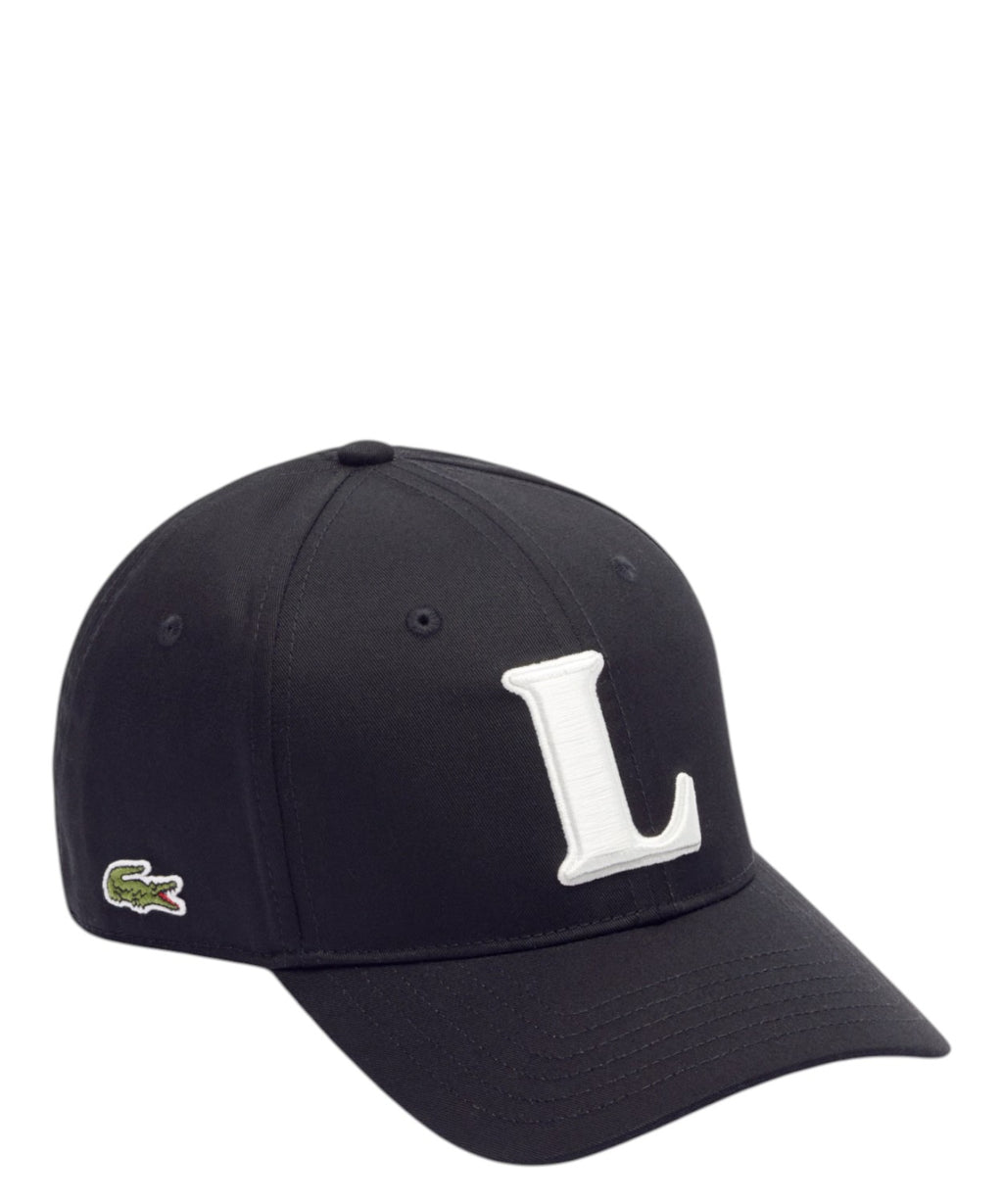 Cappellino da Baseball Lacoste in Twill con Ricamo 3D