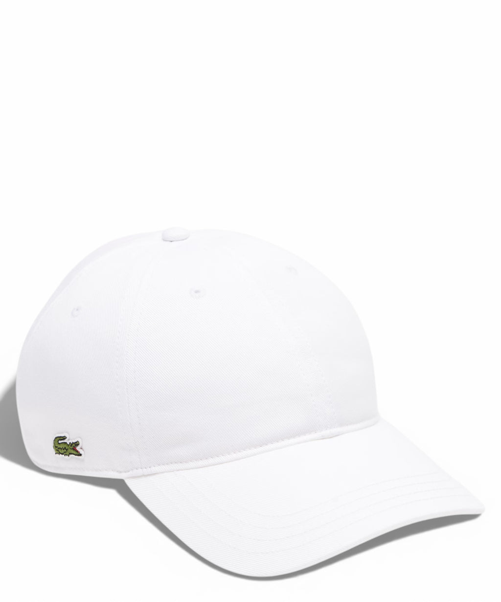 Czapka Lacoste z bawełny z haftowanym krokodylem
