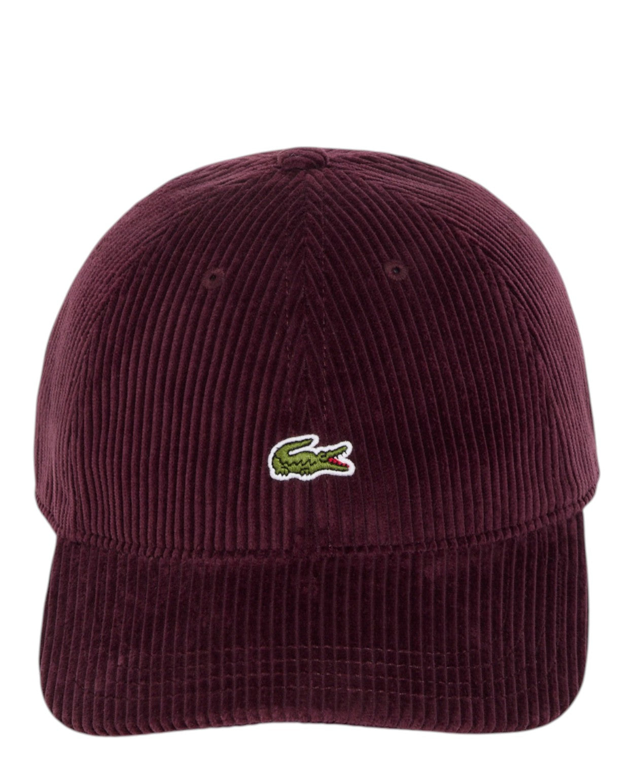Cappello in Velluto a Coste di Cotone Lacoste