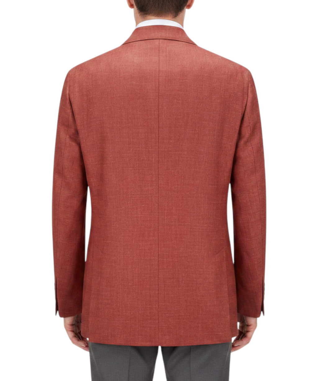 Sartitude Single-Breasted Jacket in Silk and Linen Blend