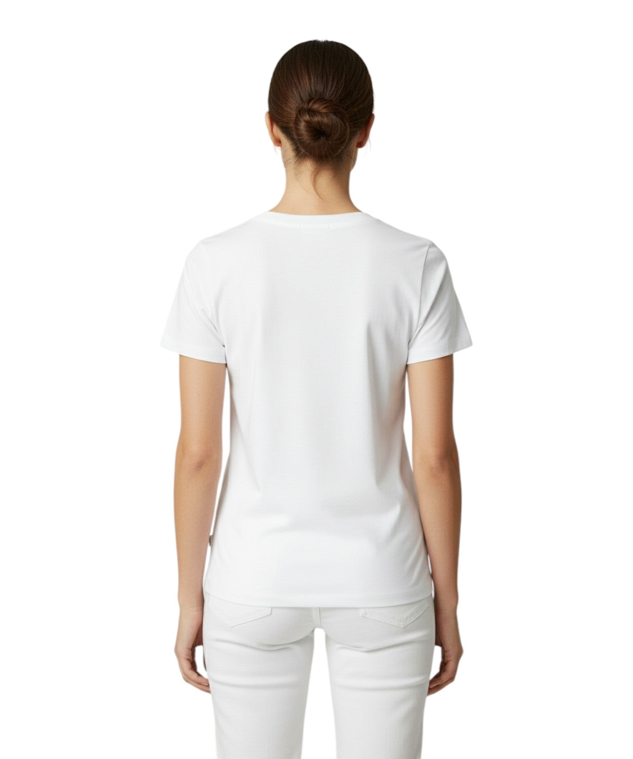 T-shirt Emilie MC2 Saint Barth met borduurwerk