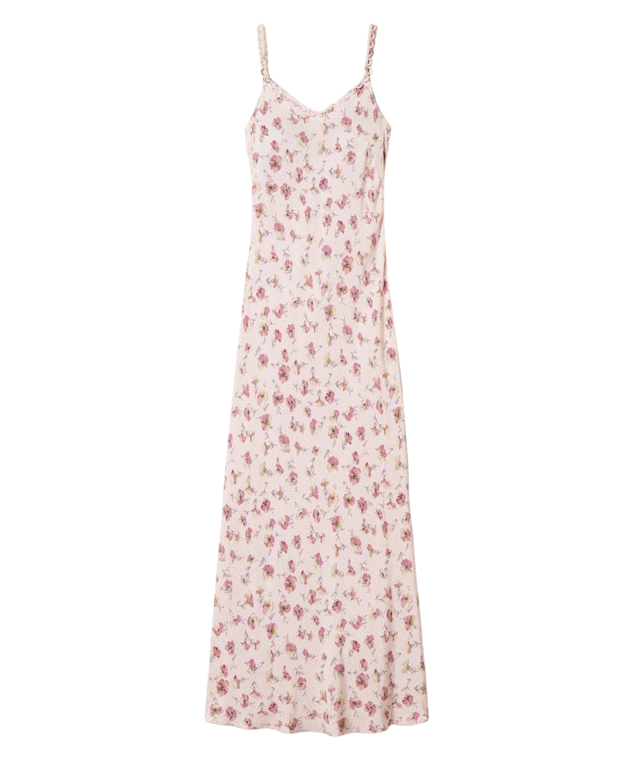 Abito lungo floreale TWINSET in viscosa