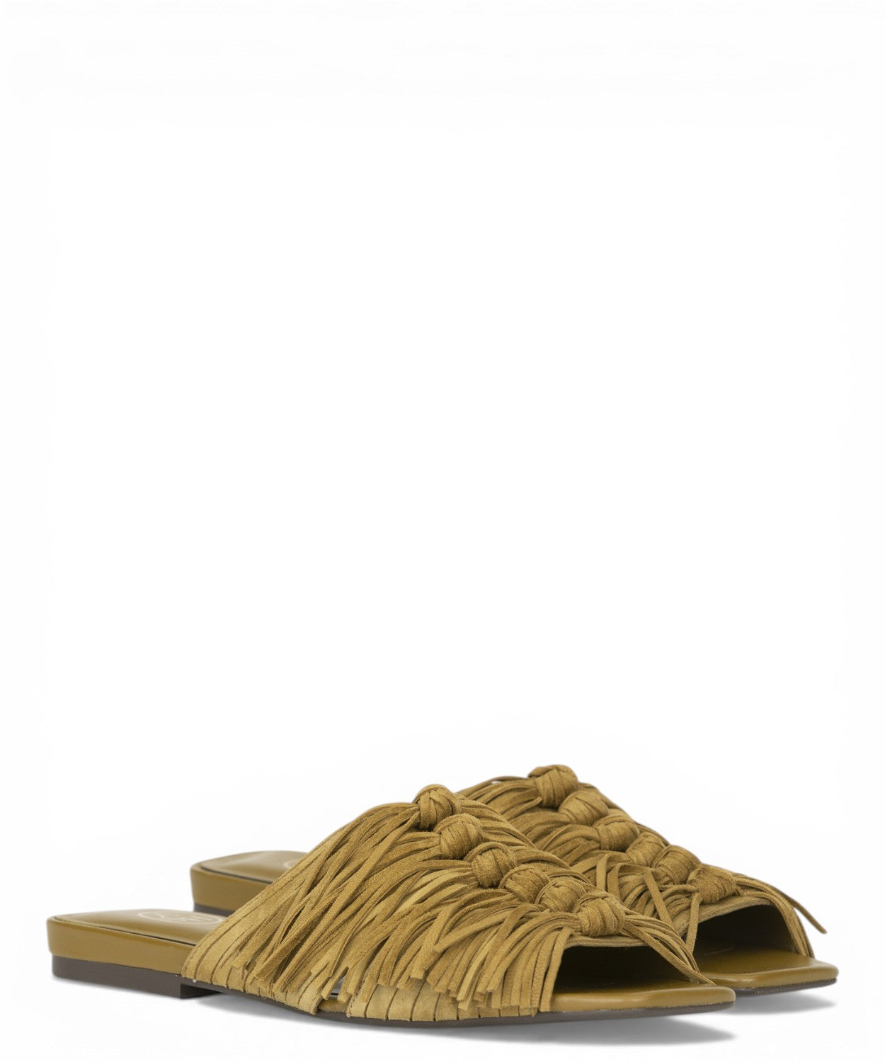 Ash Mules Brigitte in suede con frange