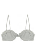 Top a Bralette Salina in Lurex Grigio con Ferretto-Mc2 Saint Barth-Costumi da bagno-Vittorio Citro Boutique