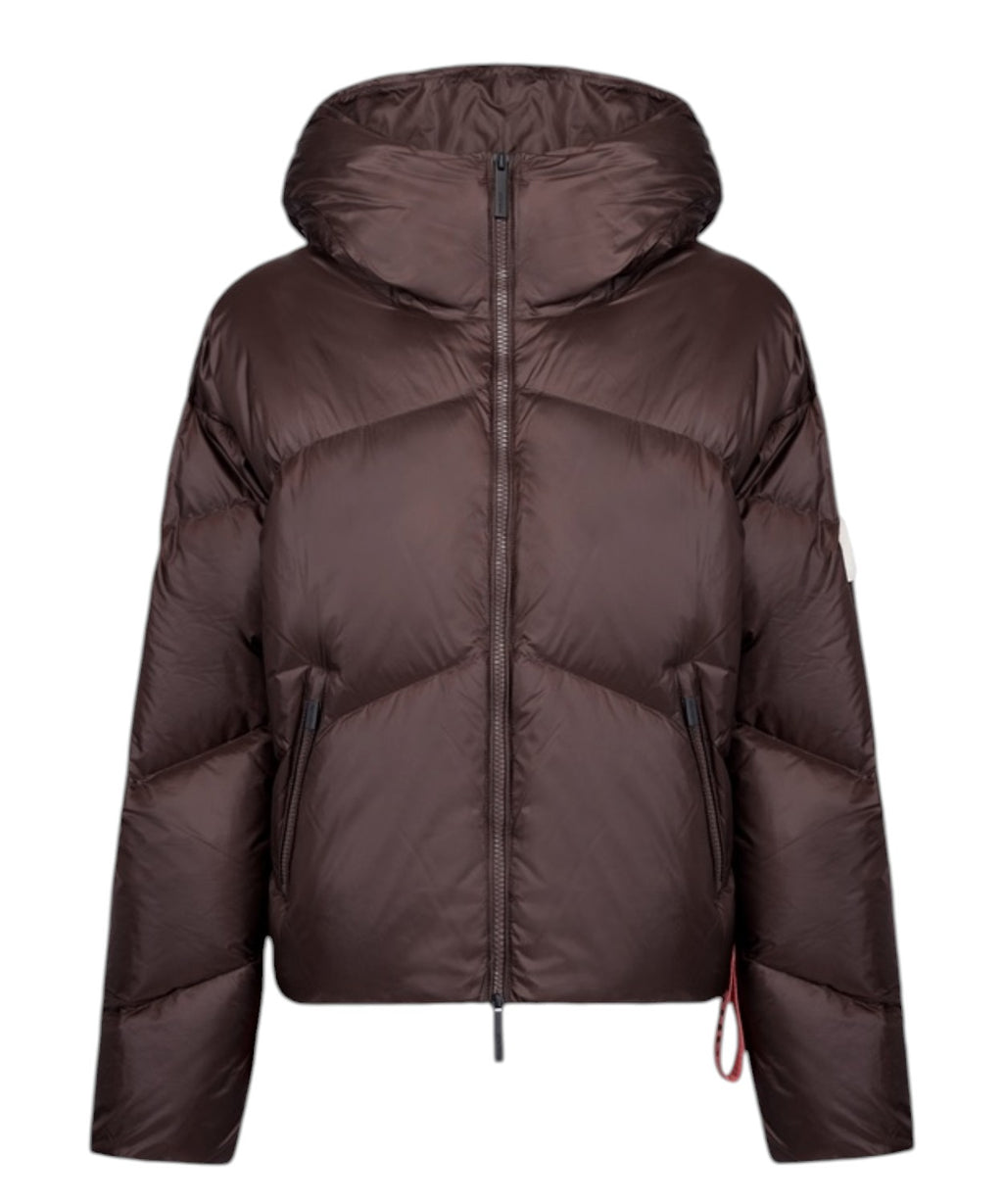 Damesdonsjas After Label Sarajevo van glanzend nylon