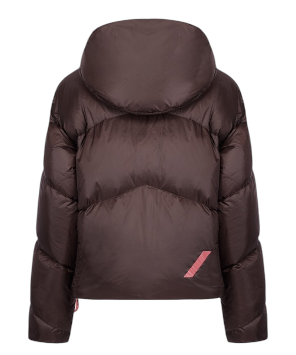 Damesdonsjas After Label Sarajevo van glanzend nylon