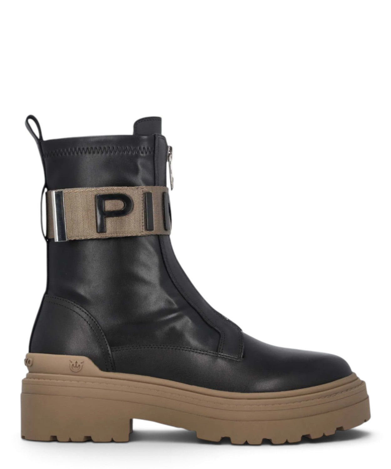 Stivali Platform PINKO con Logo Lettering