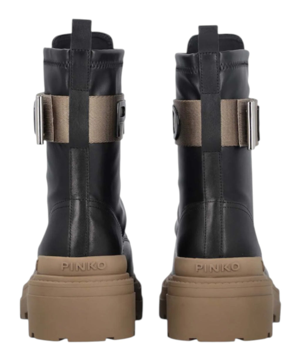 Stivali Platform PINKO con Logo Lettering