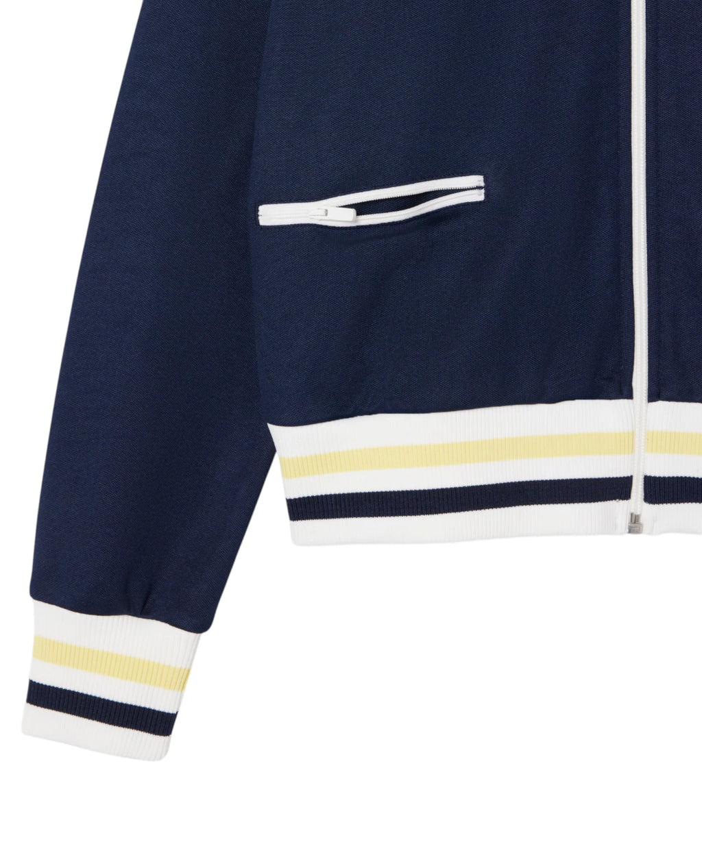 Sudadera Lacoste Mujer con Cremallera en Algodón Orgánico Piqué