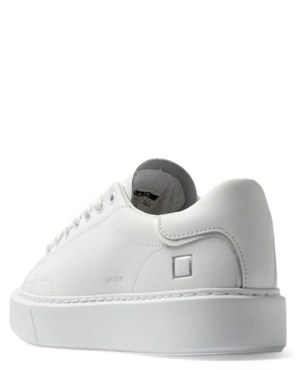 Sneakers Sfera Calf White-D.A.T.E.-Sneakers-Vittorio Citro Boutique