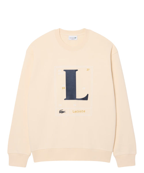 Lacoste Herren-Sweatshirt aus Baumwollfleece mit Grafikprint