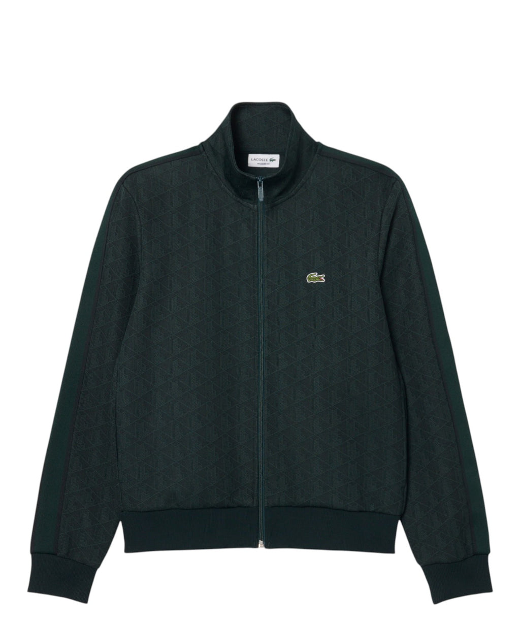 Giacca Tuta Lacoste Uomo in Jacquard con Zip