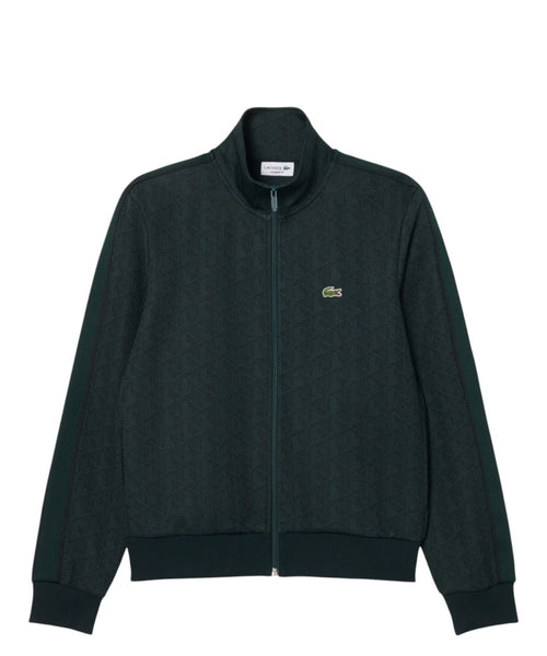 Giacca Tuta Lacoste Uomo in Jacquard con Zip