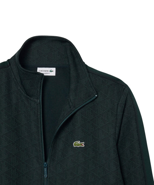 Giacca Tuta Lacoste Uomo in Jacquard con Zip