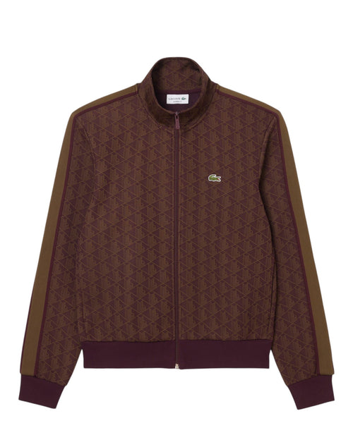 Lacoste Men's Jacquard Track Jacket with Zip