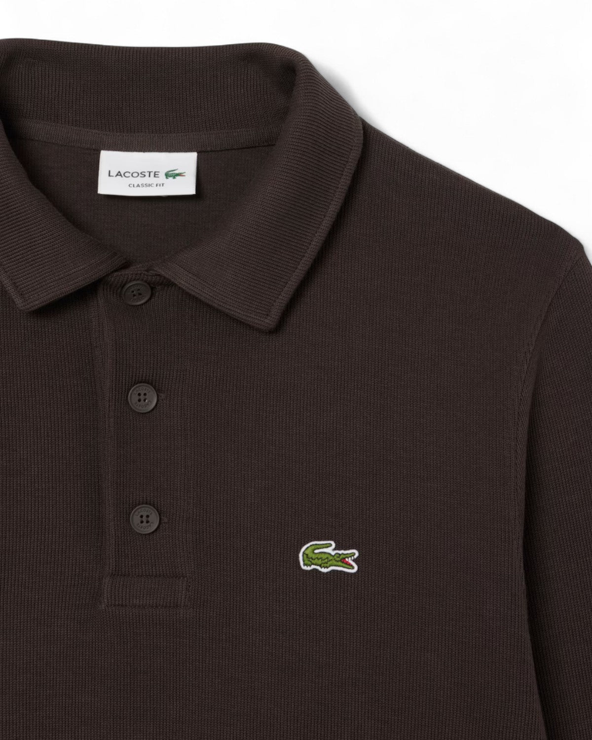 Felpa con Collo a Polo in Cotone-LACOSTE-Felpe-Vittorio Citro Boutique