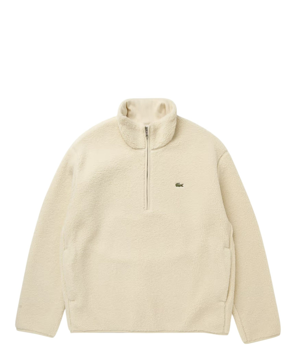 Lacoste Herren Half-Zip-Sweatshirt aus weichem Fleece
