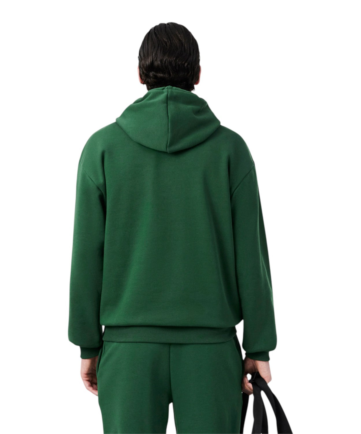 Felpa Cappuccio Cotone Organico Lacoste