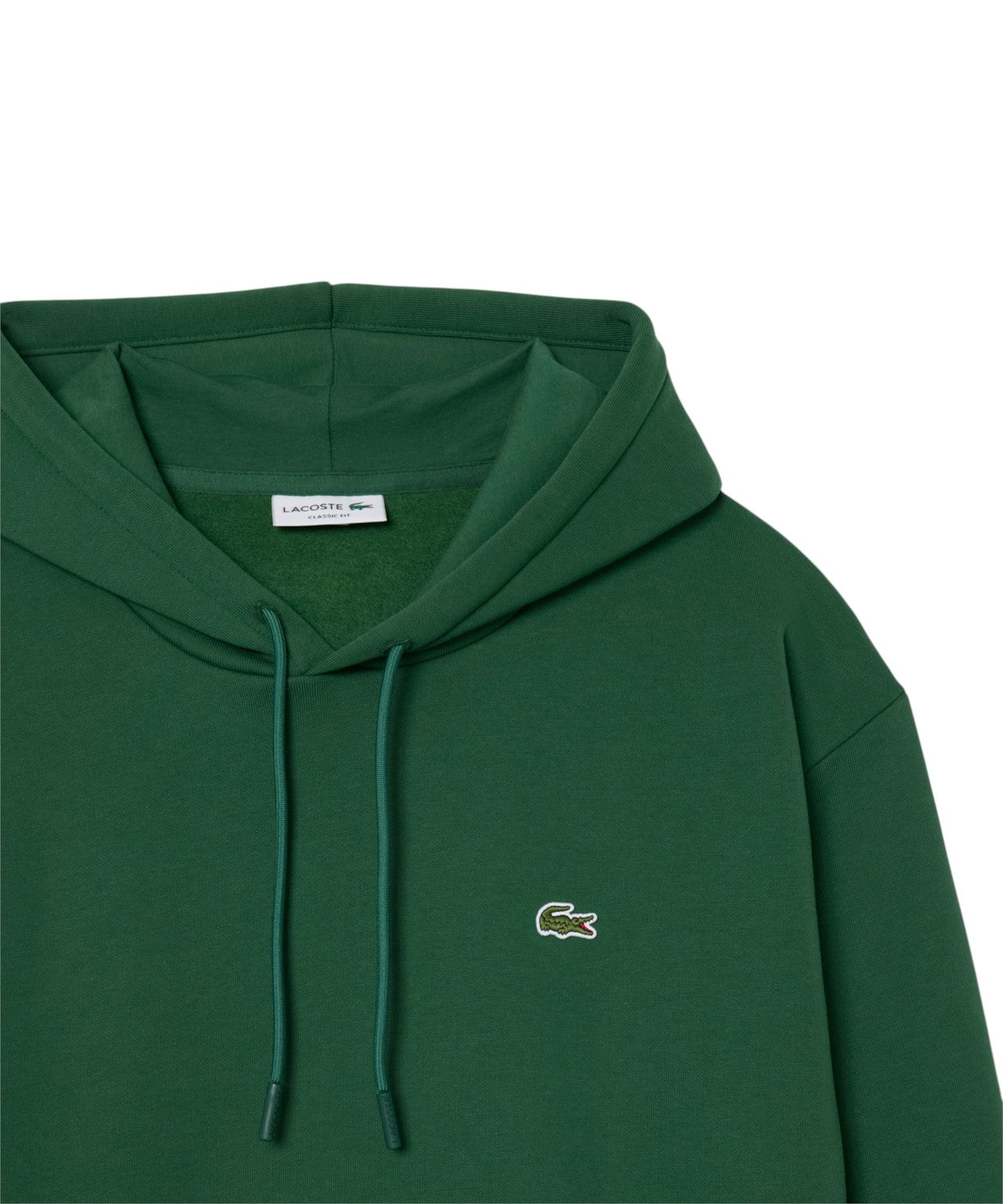 Felpa Cappuccio Cotone Organico Lacoste