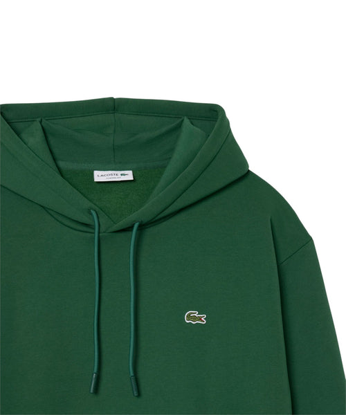 Felpa Cappuccio Cotone Organico Lacoste