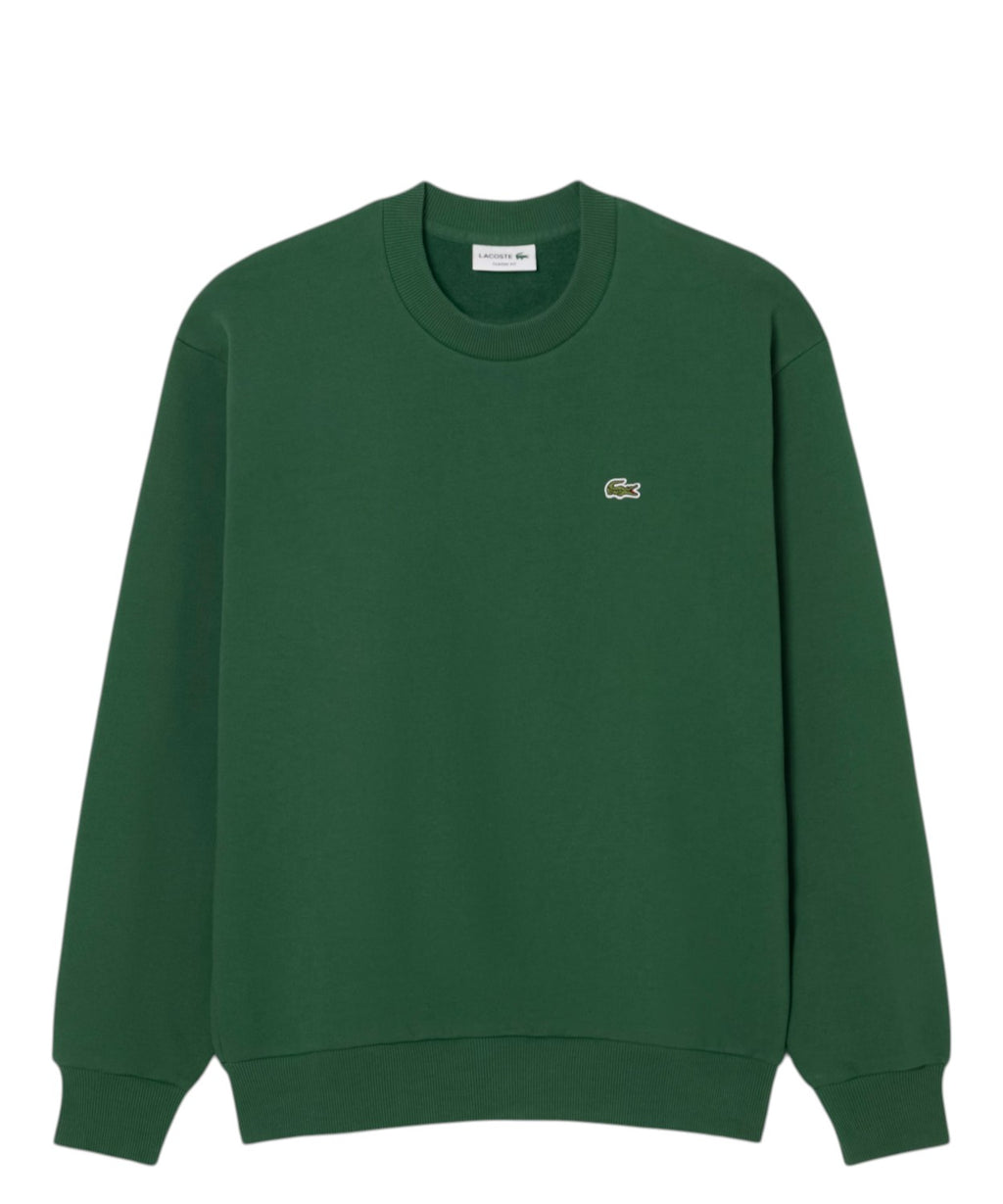 Felpa Lacoste in Cotone Felpato per Comfort e Stile