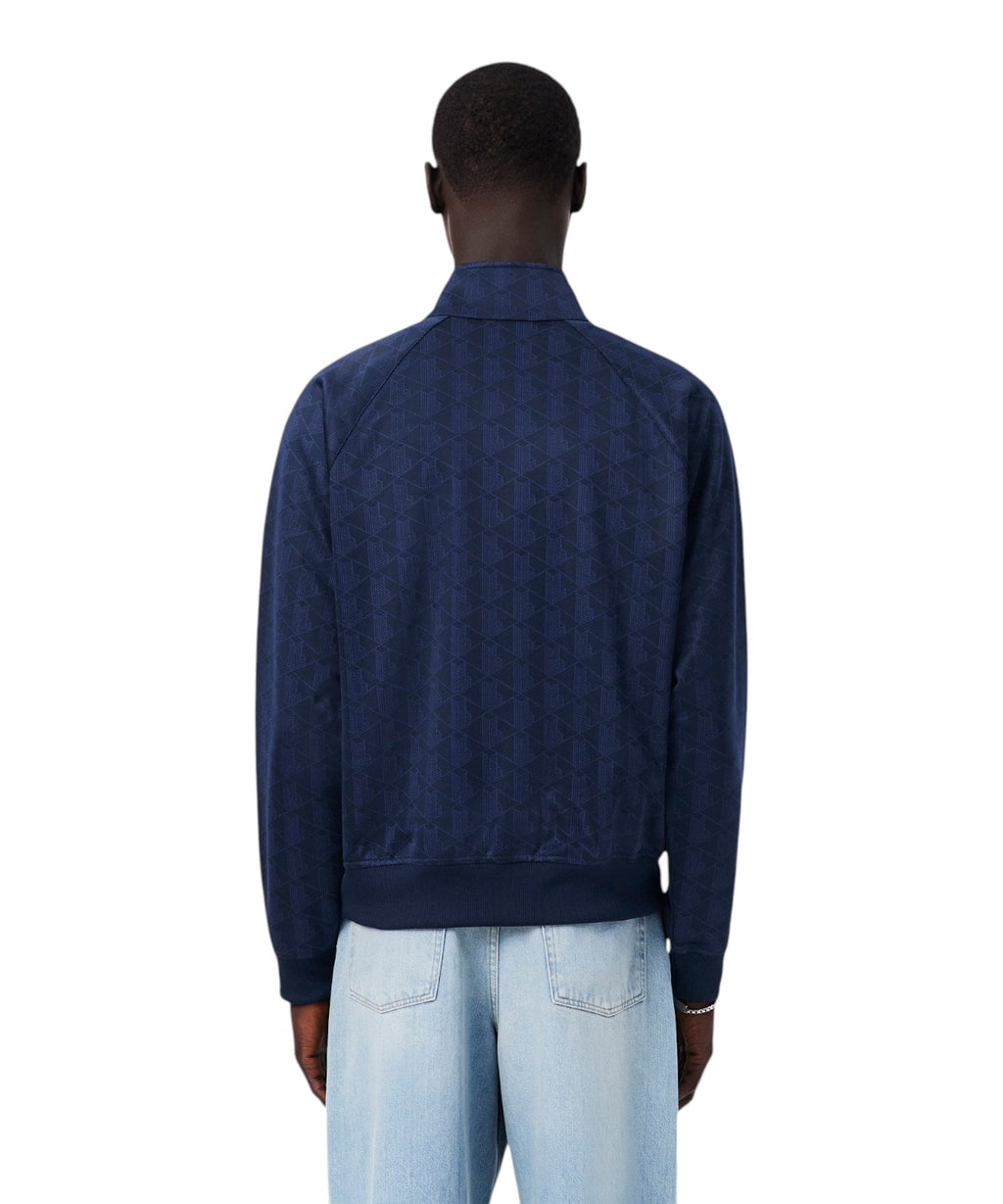 Lacoste Men's Monogram Jacquard Zip Jacket