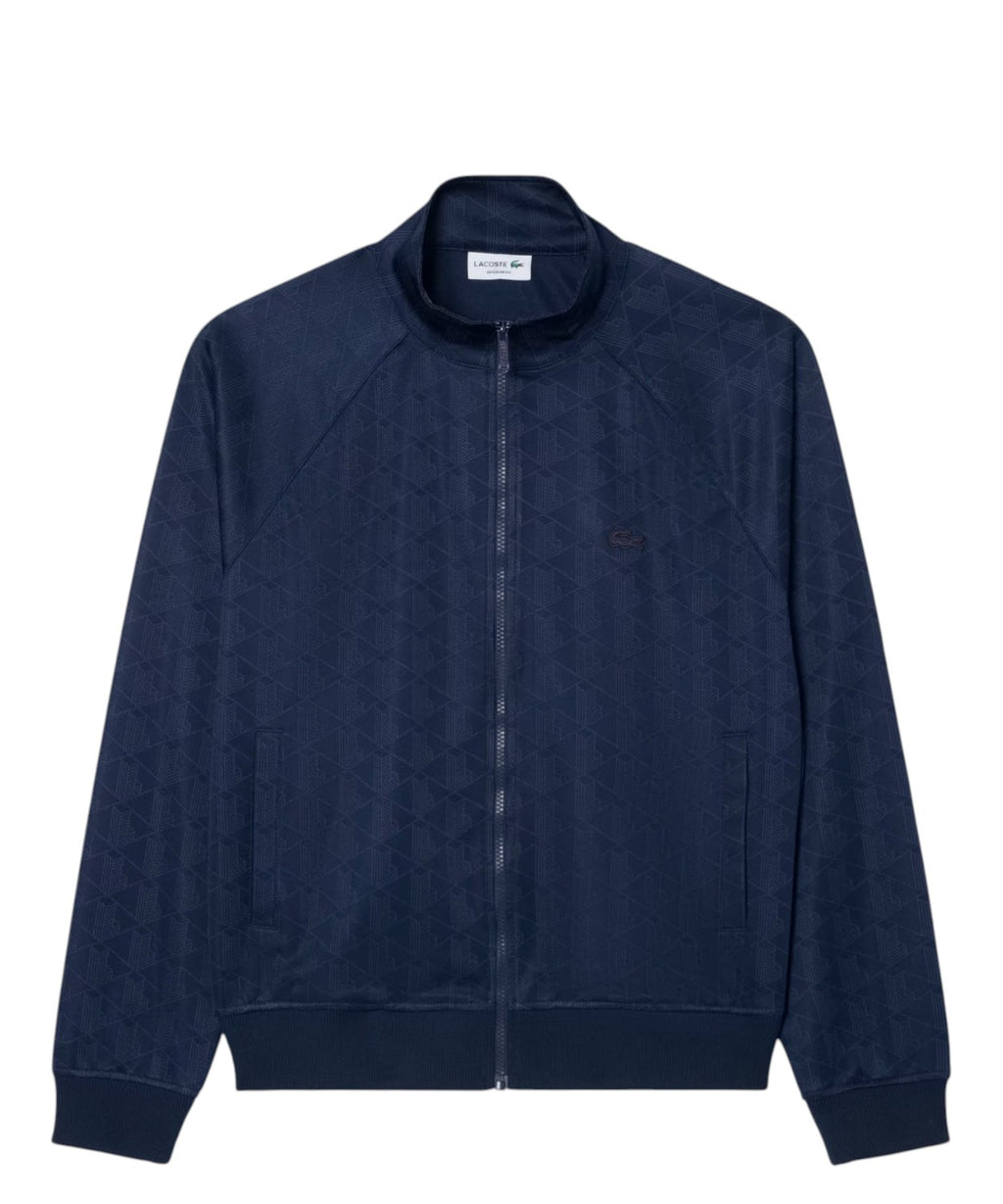 Lacoste Men's Monogram Jacquard Zip Jacket